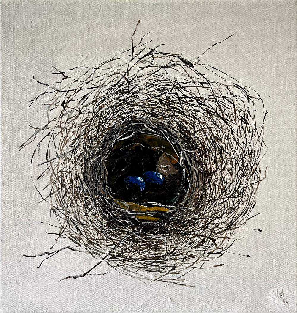 'Sheltering' #1402 roslynmary art.