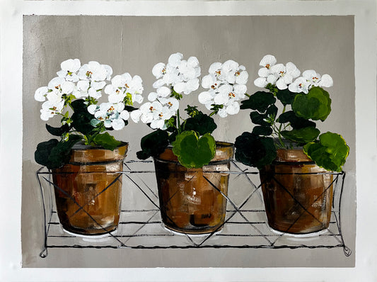 White Edge 'Ready and Waiting' #1405 roslynmary art.