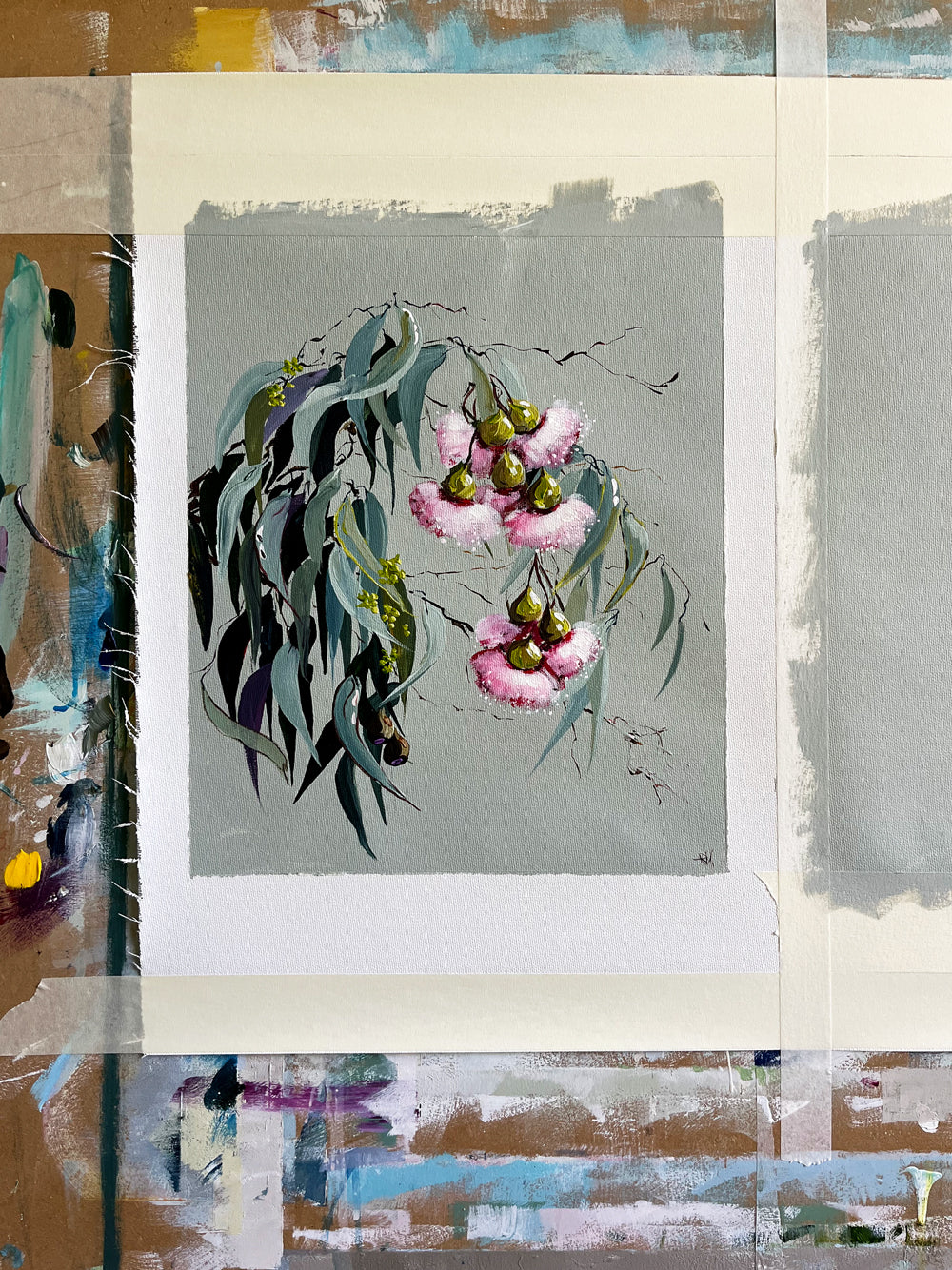 'Flourishing' #1762mockup roslynmary art.