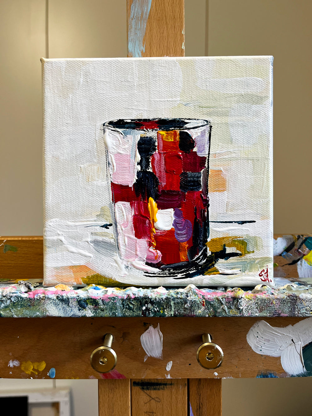 'Red II' #1778mockup roslynmary art.