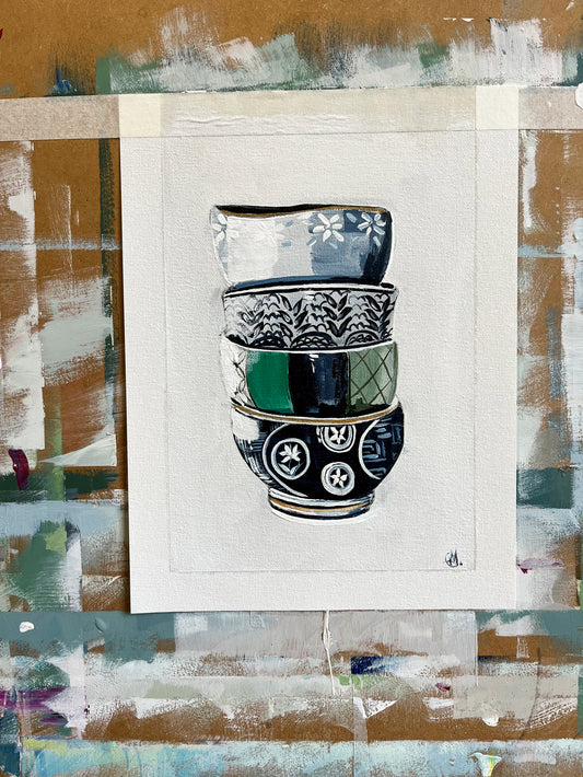 'The Four of Us' #1795mockup roslynmary art.