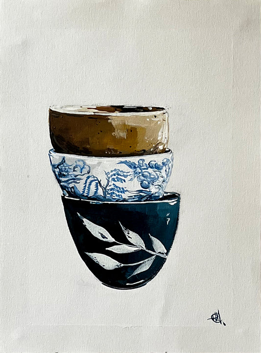 'Pulling Together' #1802b roslynmary art.