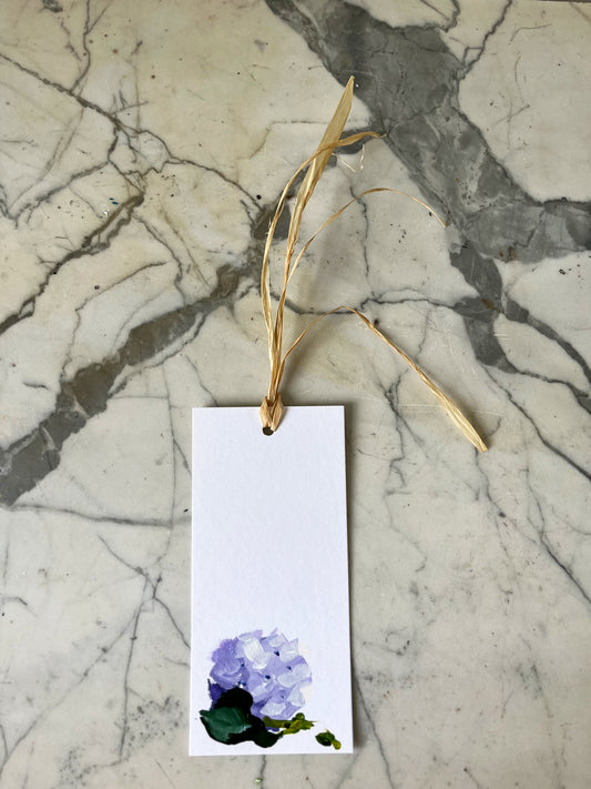 'Blue Hydrangea' Gift Tags.m roslynmary art.