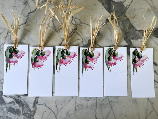 'Eucalypt' Gift Tags Mockup roslynmary art.