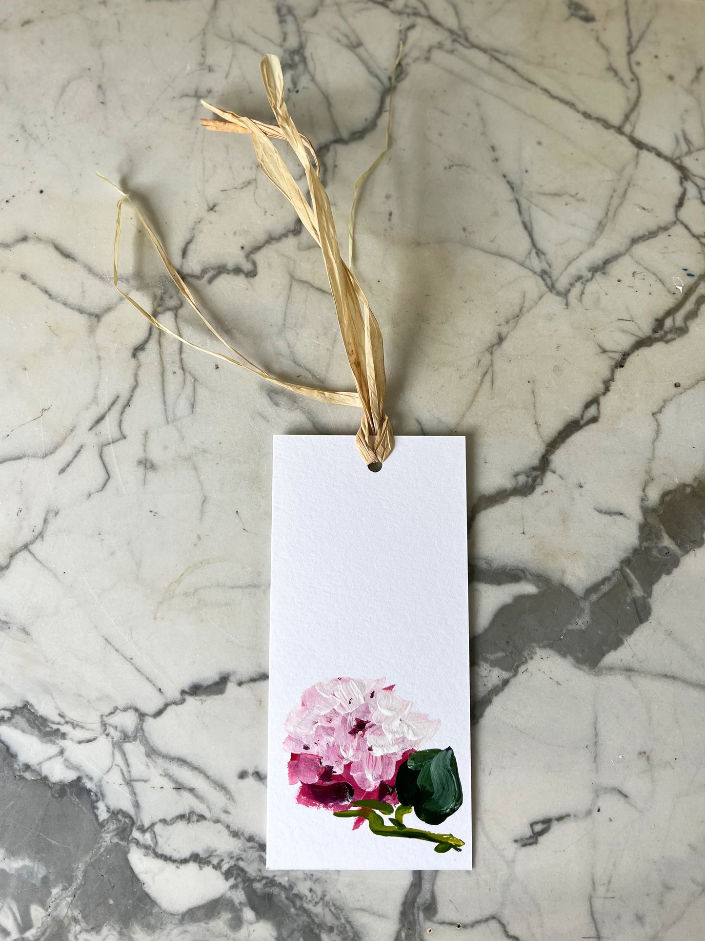 'Pink Hydrangea' Gift Tags roslynmary art.