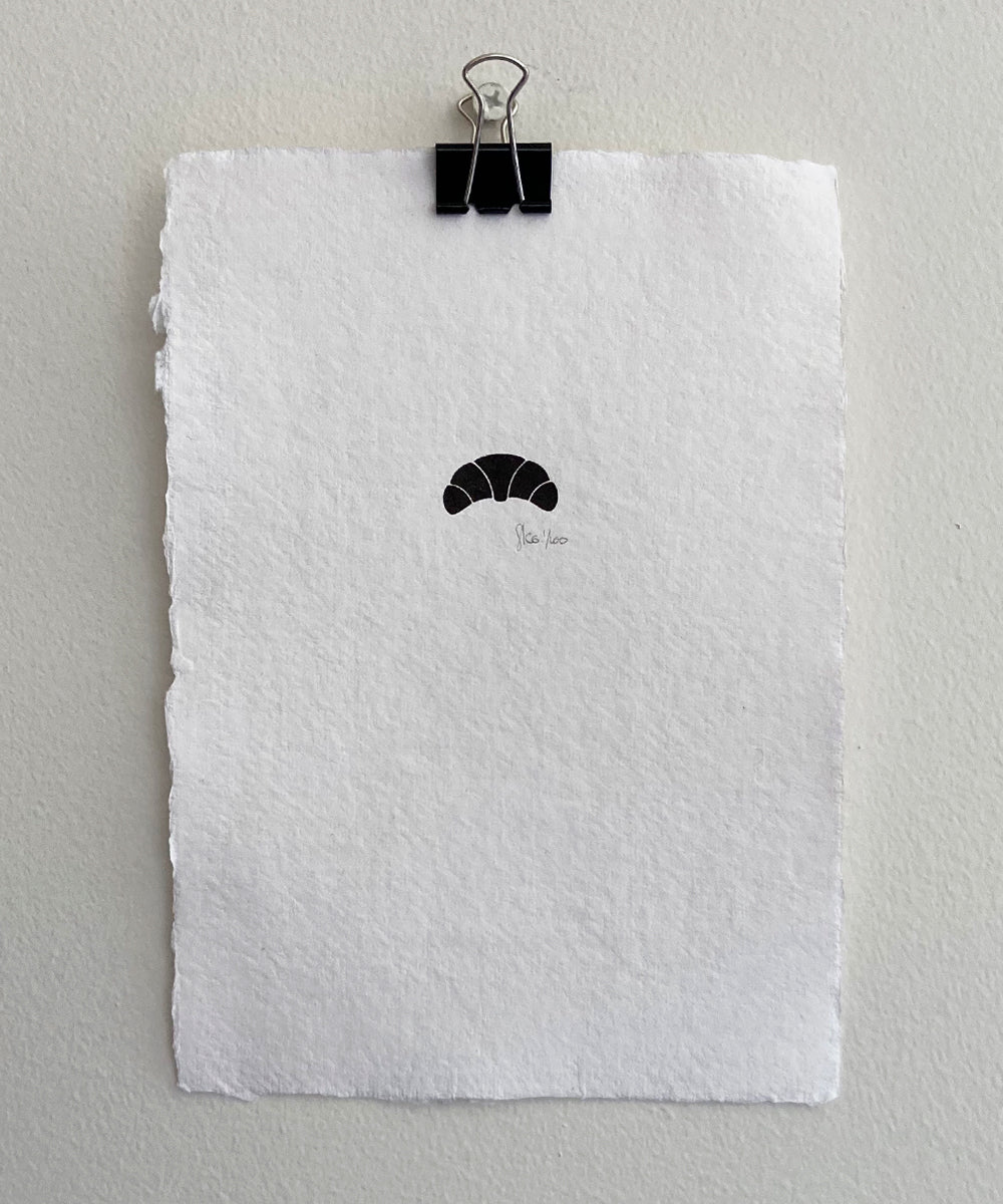 'Croissant' French Letter Co. roslynmary art.