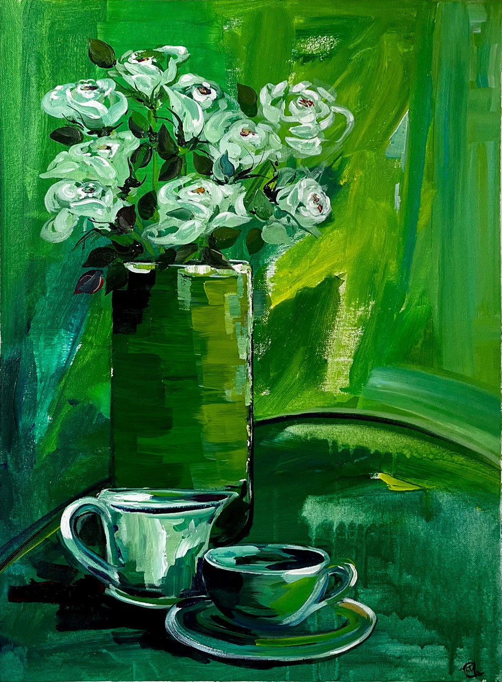 'The Green Room' #1100 roslynmary art.