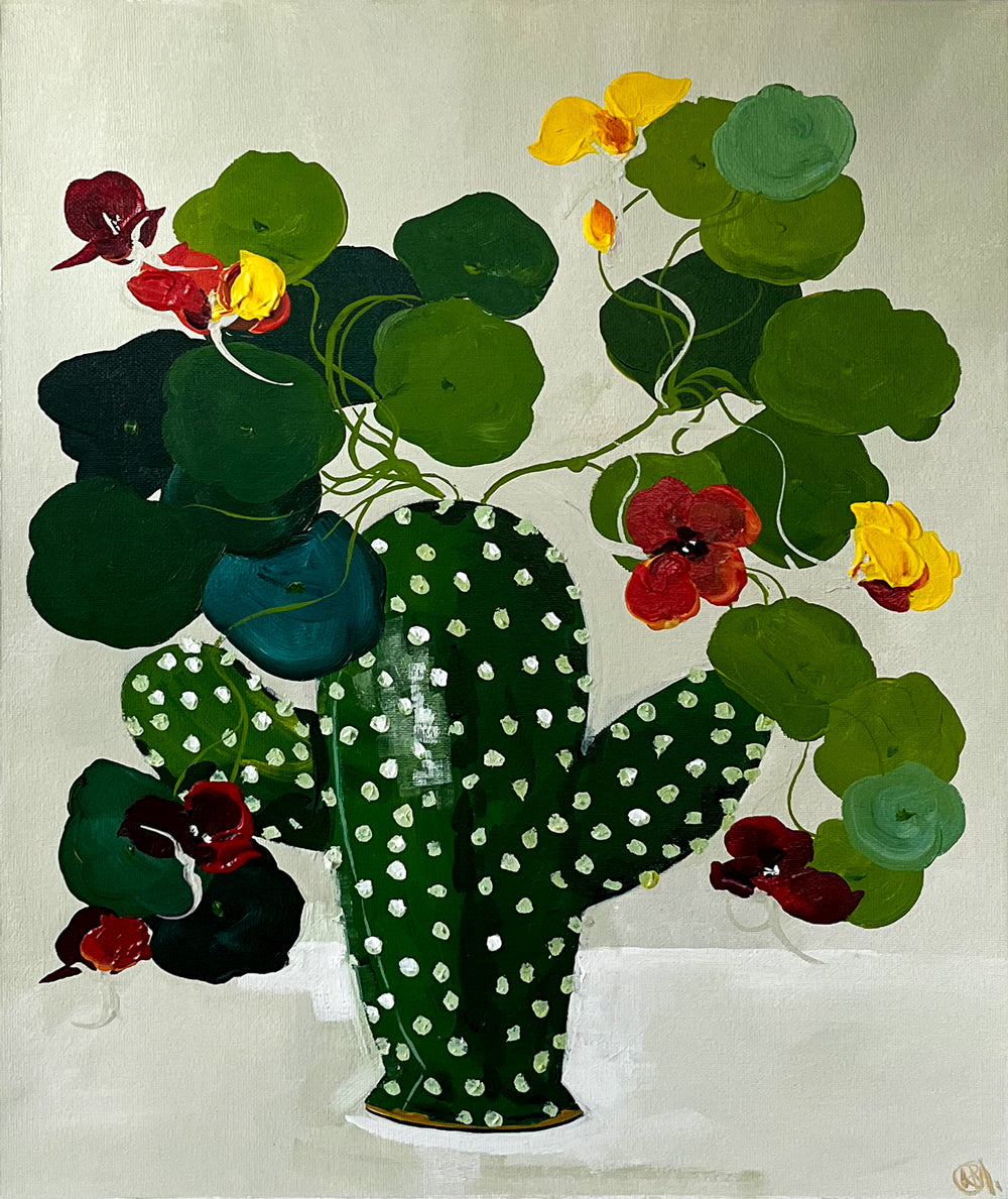 'Giving the Green Light' #1112 roslynmary art.