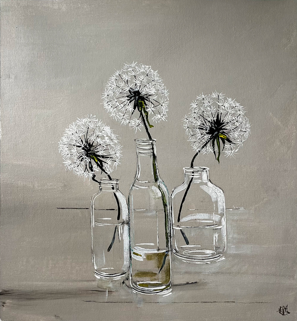 'And, Then There Were Three' #1121 roslynmary art.