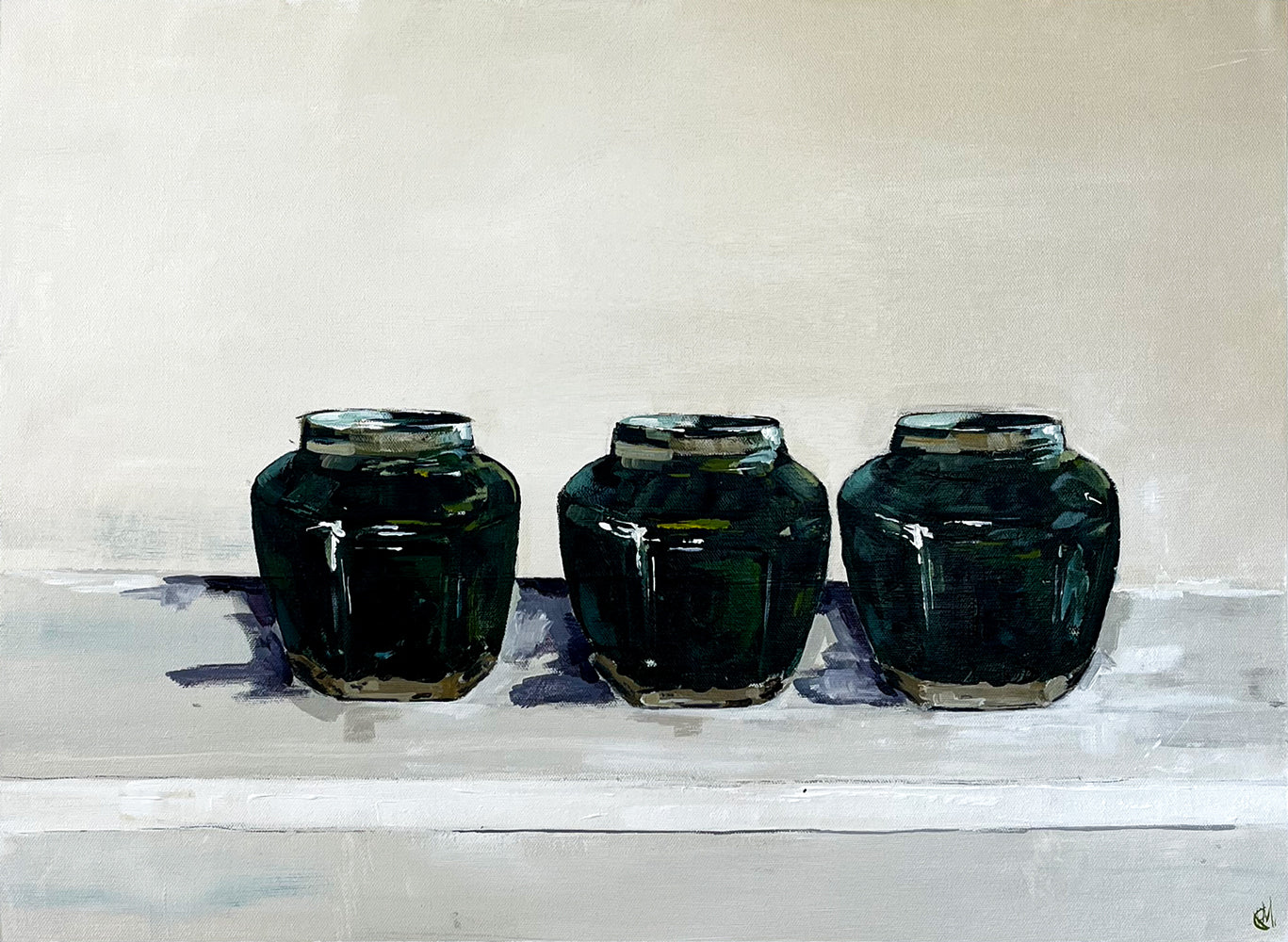 'Ducks in a Row' #1180 roslynmary art.