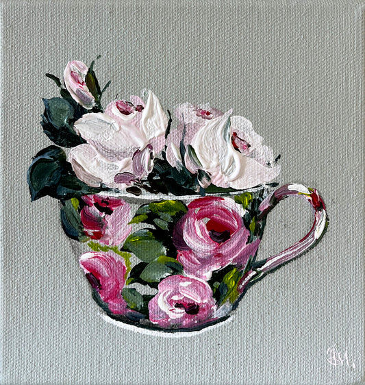 'Yes to Pinks' #1220 roslynmary art.