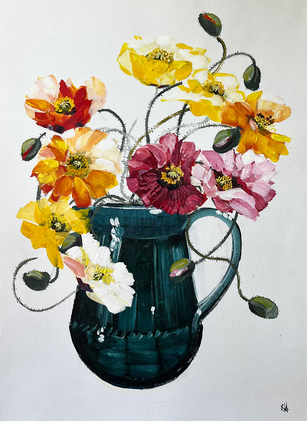 'Let them Bloom' #1284 roslynmary art.