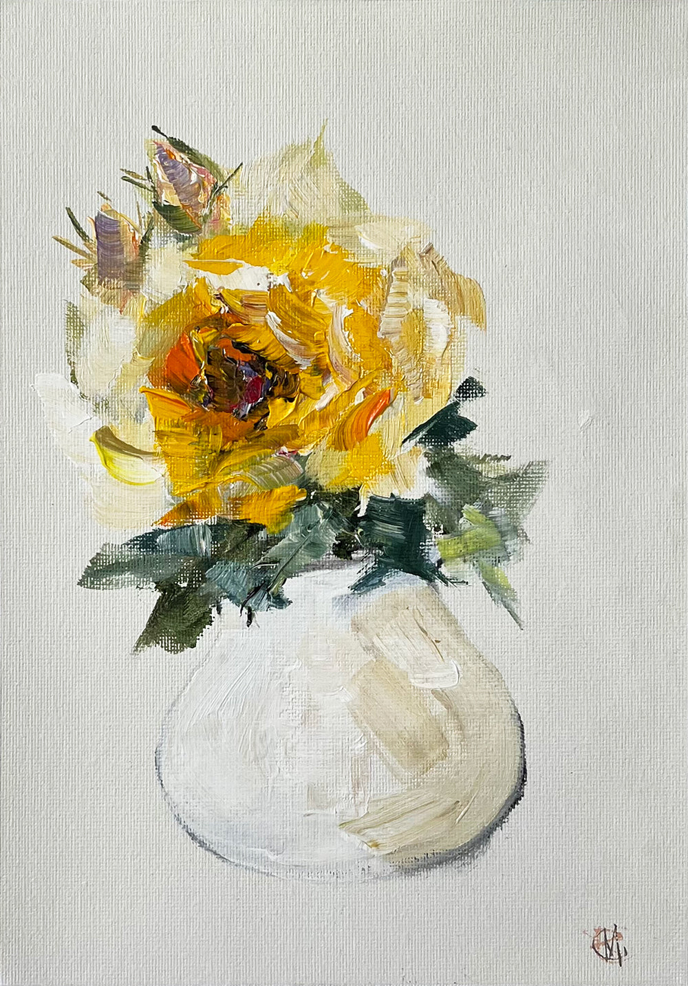 'Here Beside You' #1323 roslynmary art.