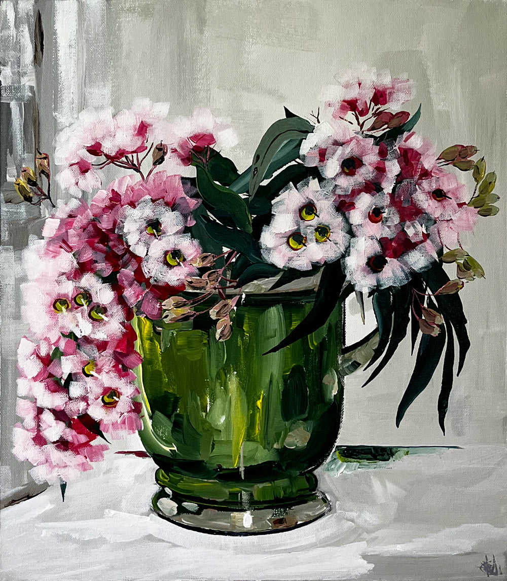 'At Home Among the Gum Trees' #1376 roslynmary art.
