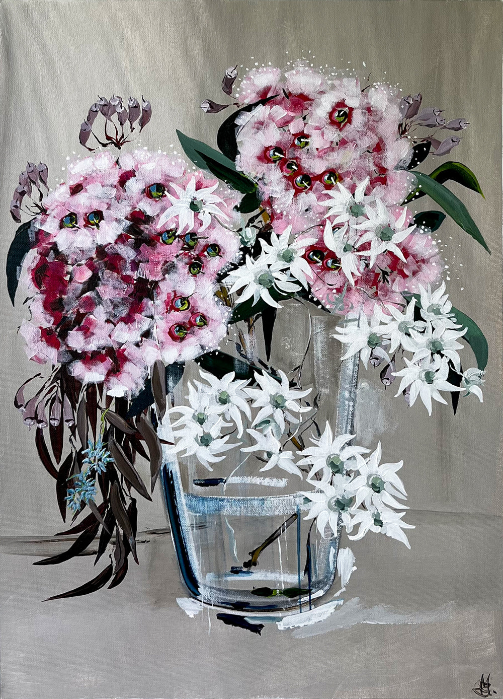 'Home is Here' #1377 roslynmary art.