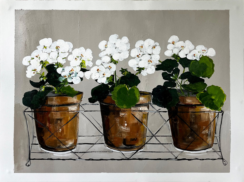 White Edge 'Ready and Waiting' #1405 roslynmary art.