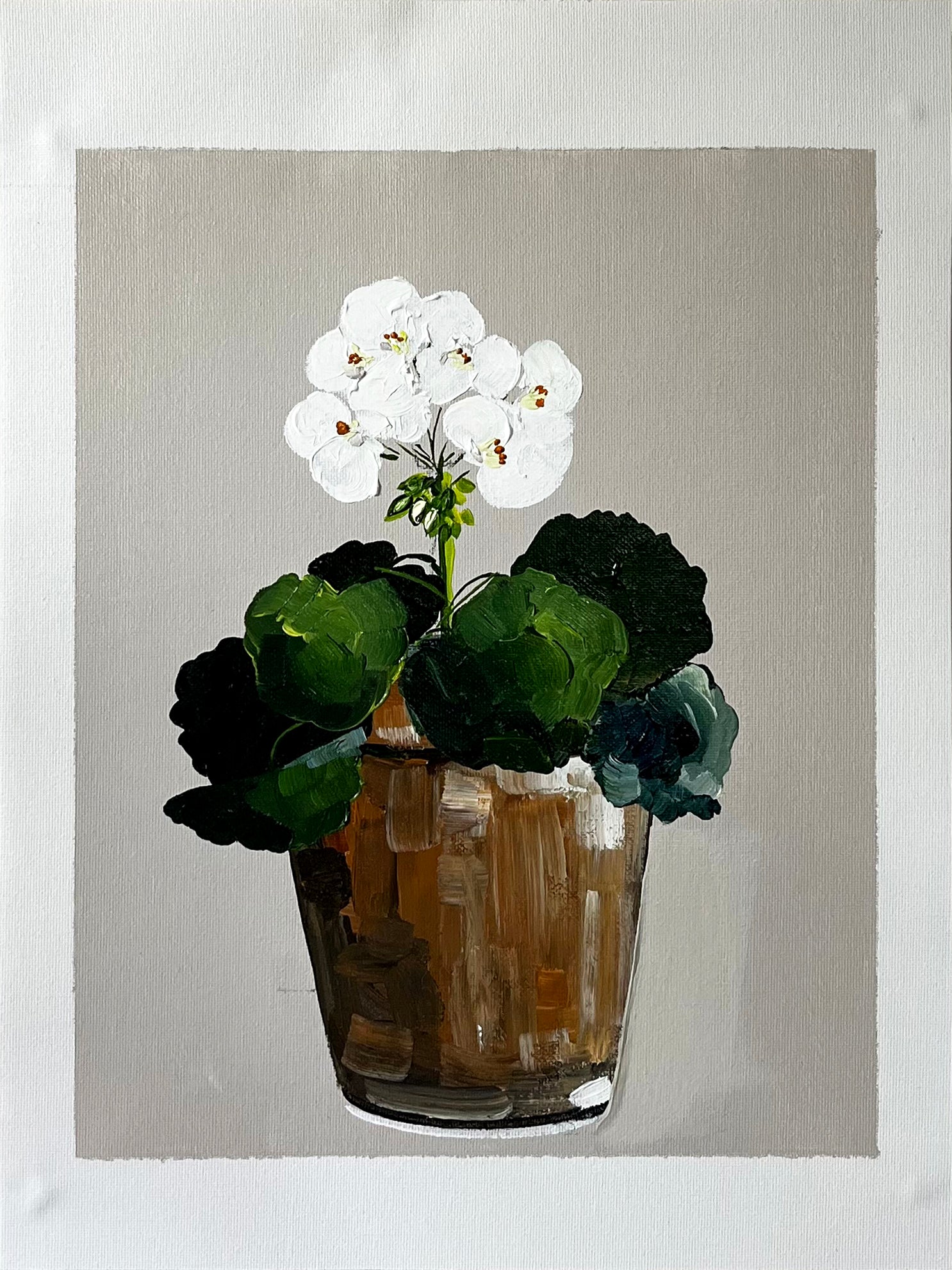 White Edge 'Never Alone' #1406 roslynmary art.