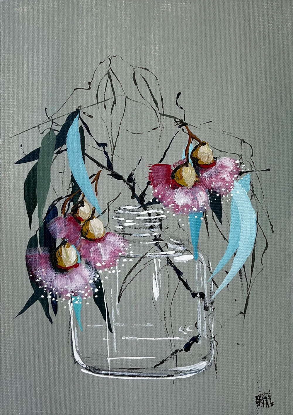 'My Backyard' #1424 roslynmary art.