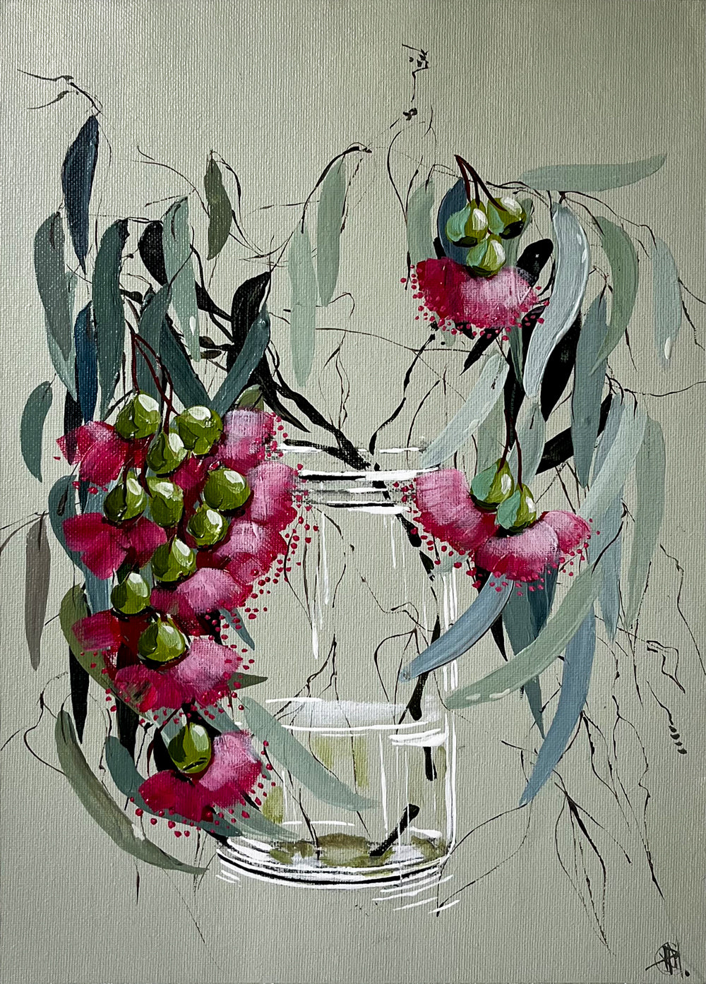 'Breathe Deeply' #1437 roslynmary art.