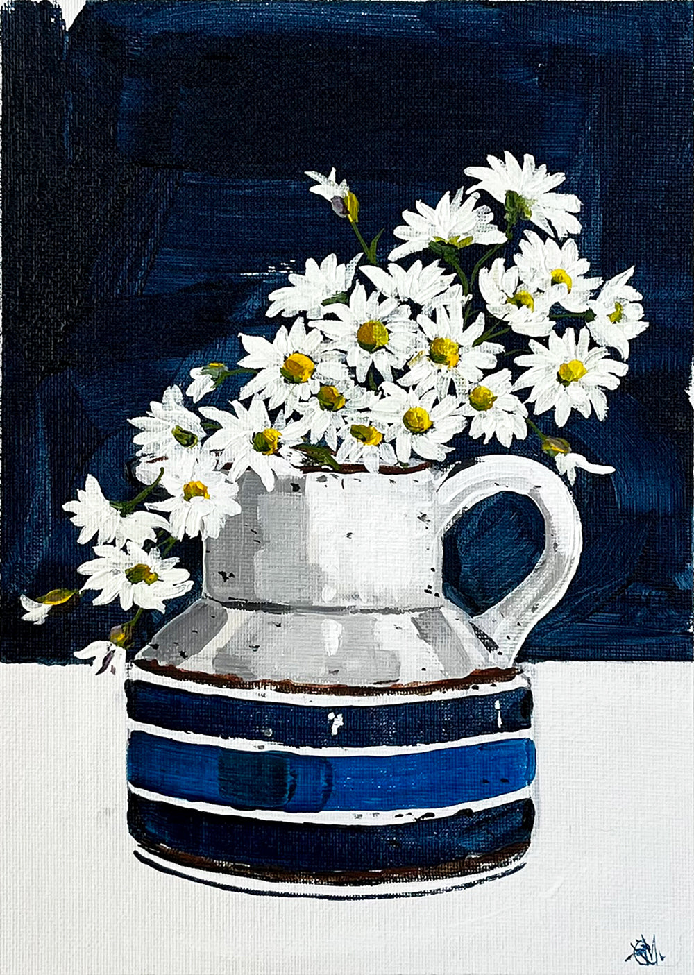 'Mid Winter Fleurs' #1545 roslynmary art.