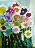 'You are my Field of Flowers' #1554 roslynmary art.