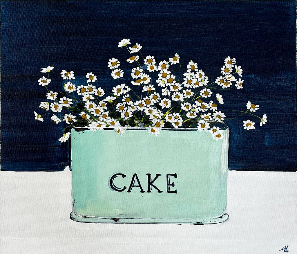 'The Cake Tin is Empty Again' #1569 roslynmary art.