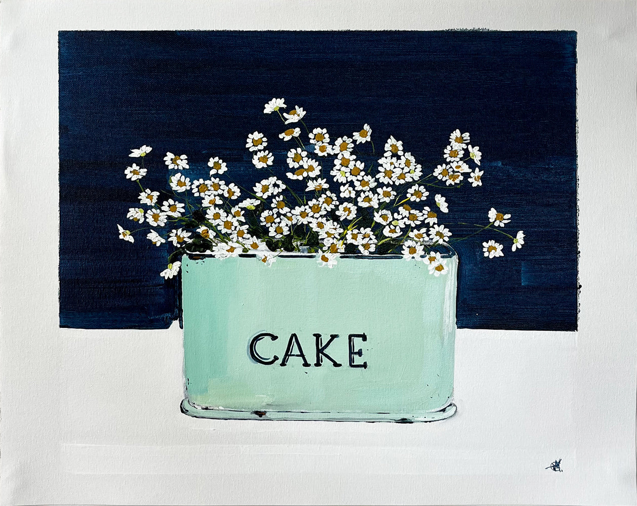 'The Cake Tin is Empty Again' #1569b roslynmary art.