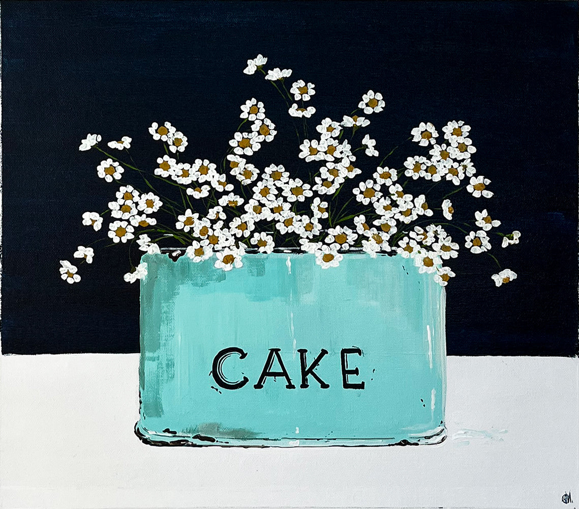 'The Cake Tin is Full' #1585 roslynmary art.