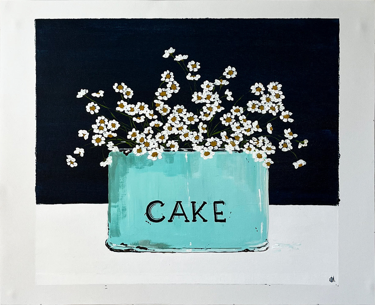 'The Cake Tin is Full' #1585b roslynmary art.