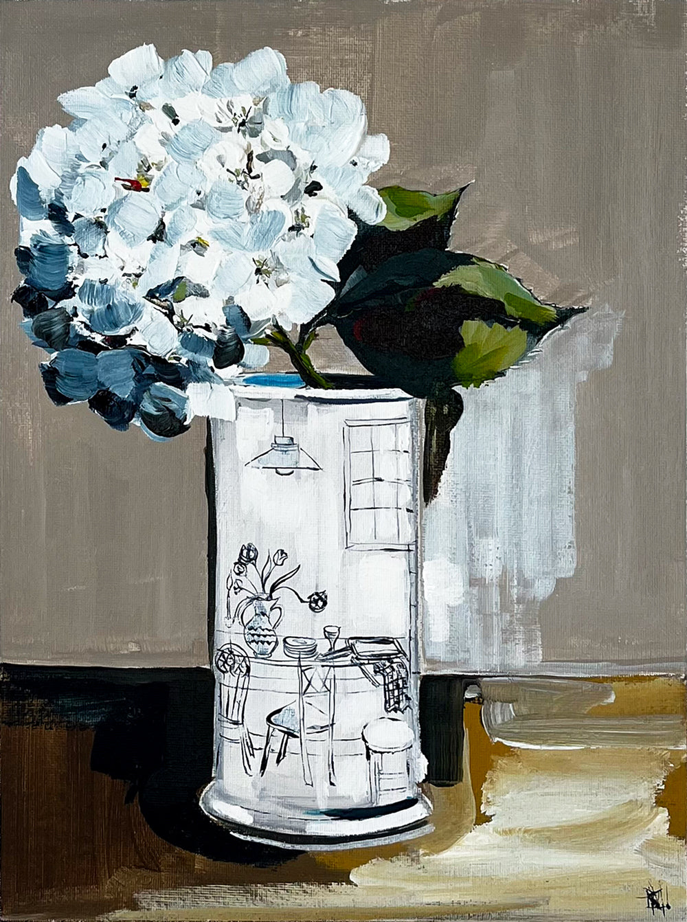 'Kitchen Table III' #1605 roslynmary art.