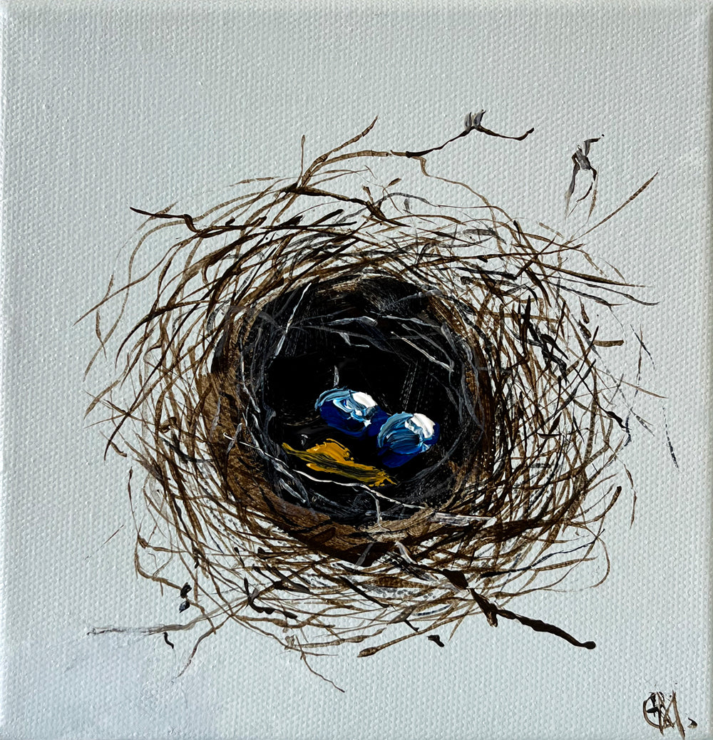 'May your Nest be Safe and Warm' #1687 roslynmary art.