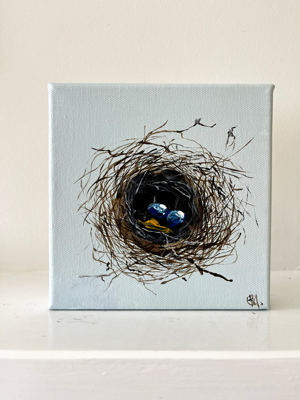 'May your Nest be Safe and Warm' #1687mockup roslynmary art.