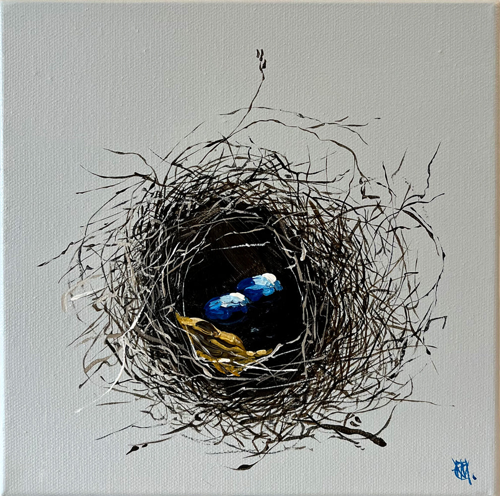 'May your Nest be Full of Love' #1690 roslynmary art.