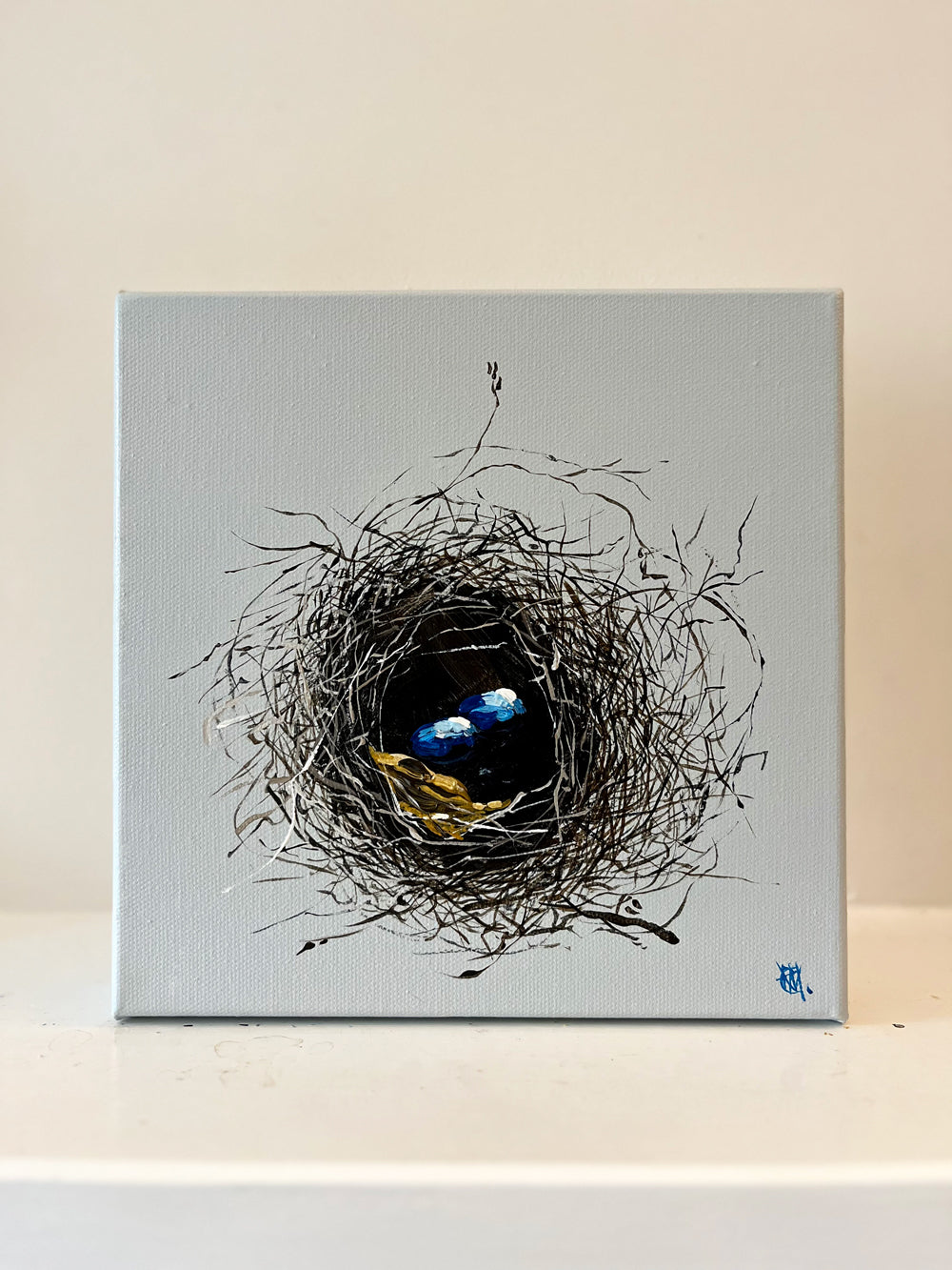 'May your Nest be Full of Love' #1690mockup roslynmary art.