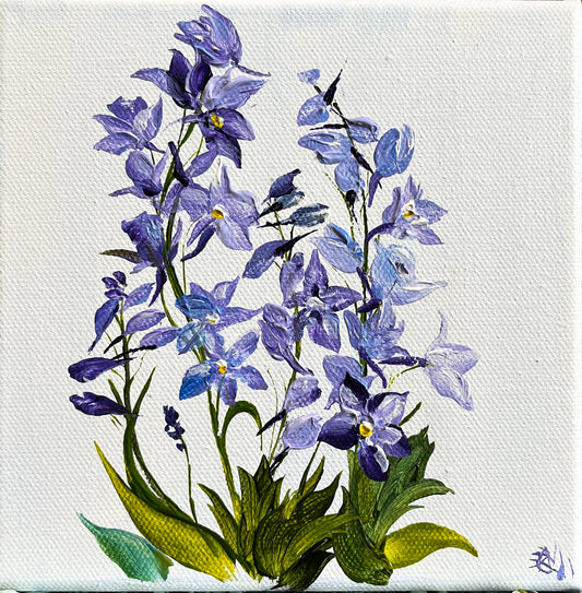 'Larkspur' #1705 roslynmary art.