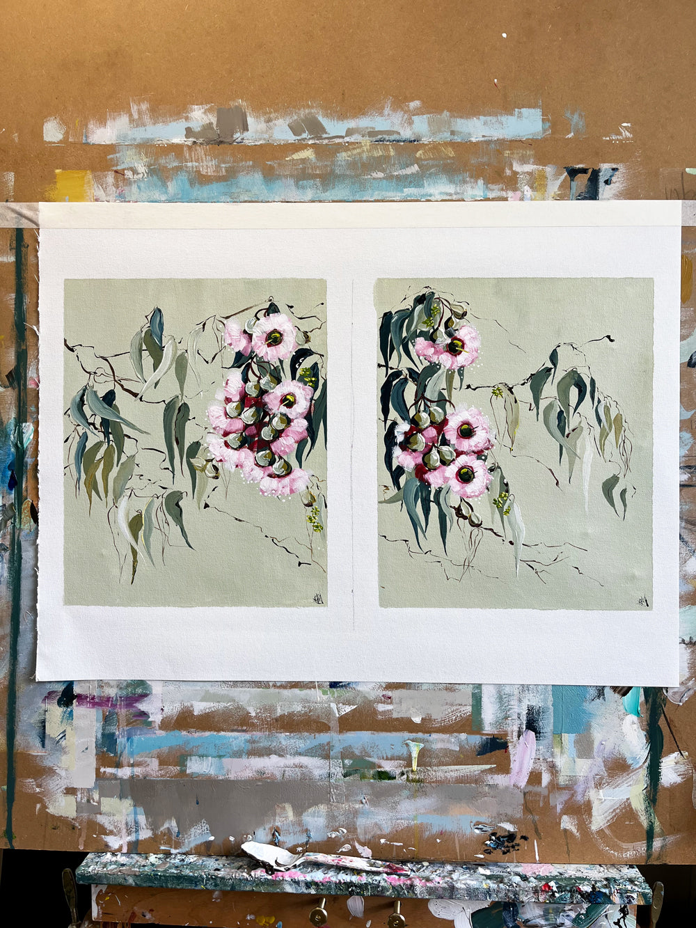 'Two Together' #1763mockup roslynmary art.