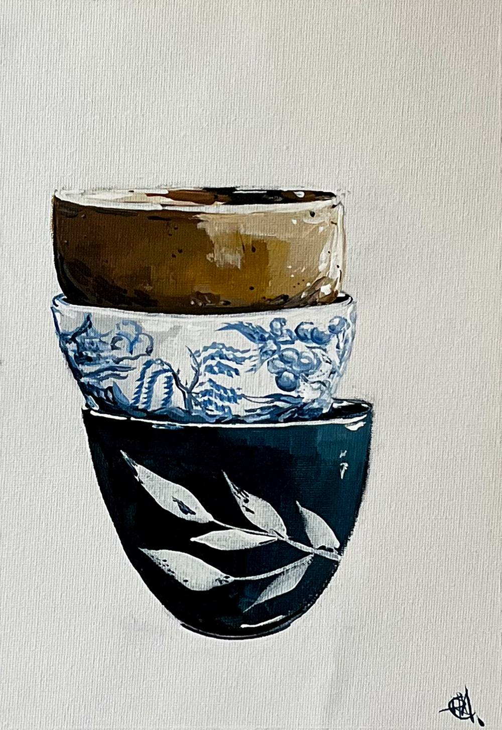 'Pulling Together' #1802 roslynmary art.