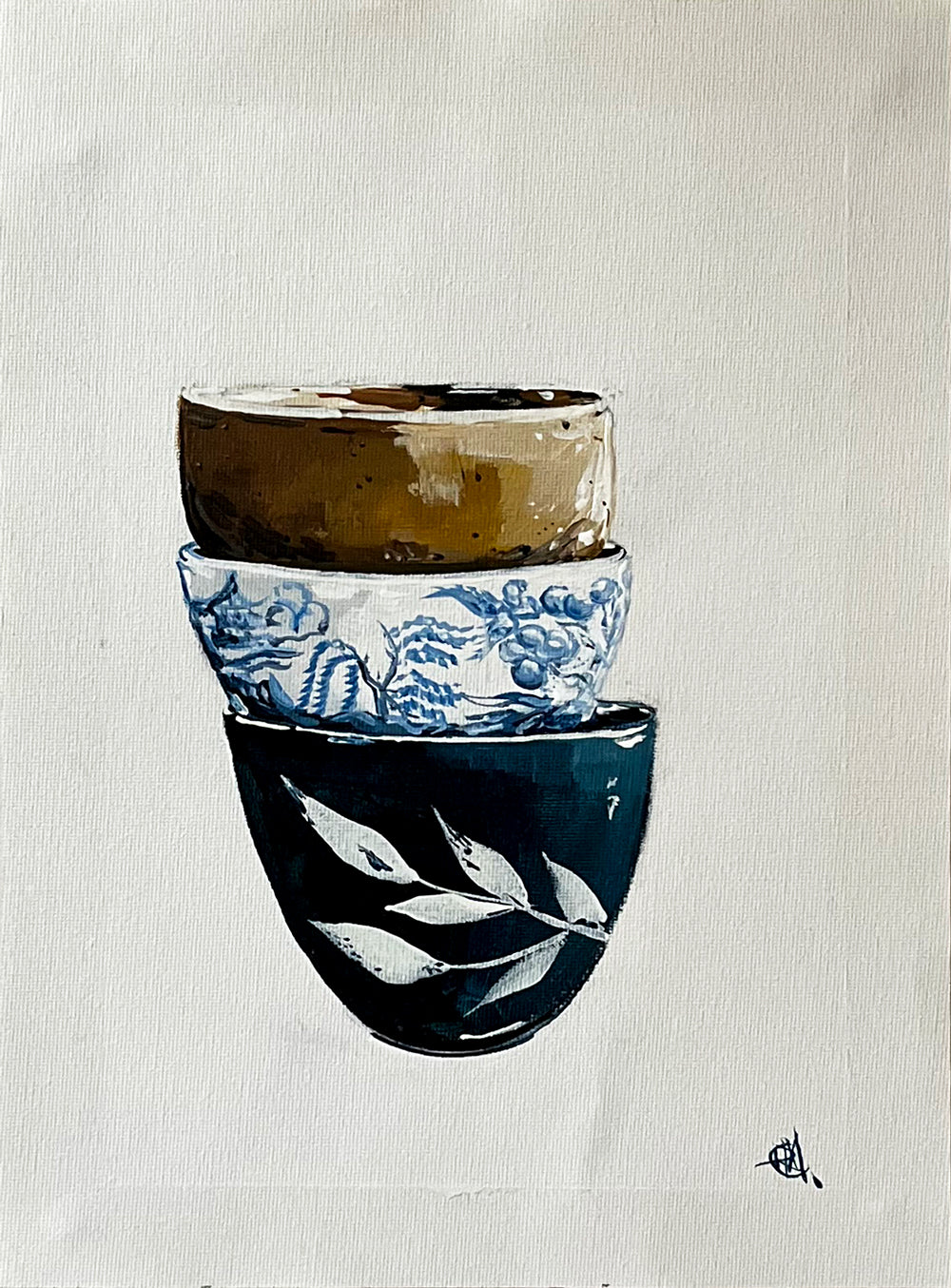 'Pulling Together' #1802b roslynmary art.