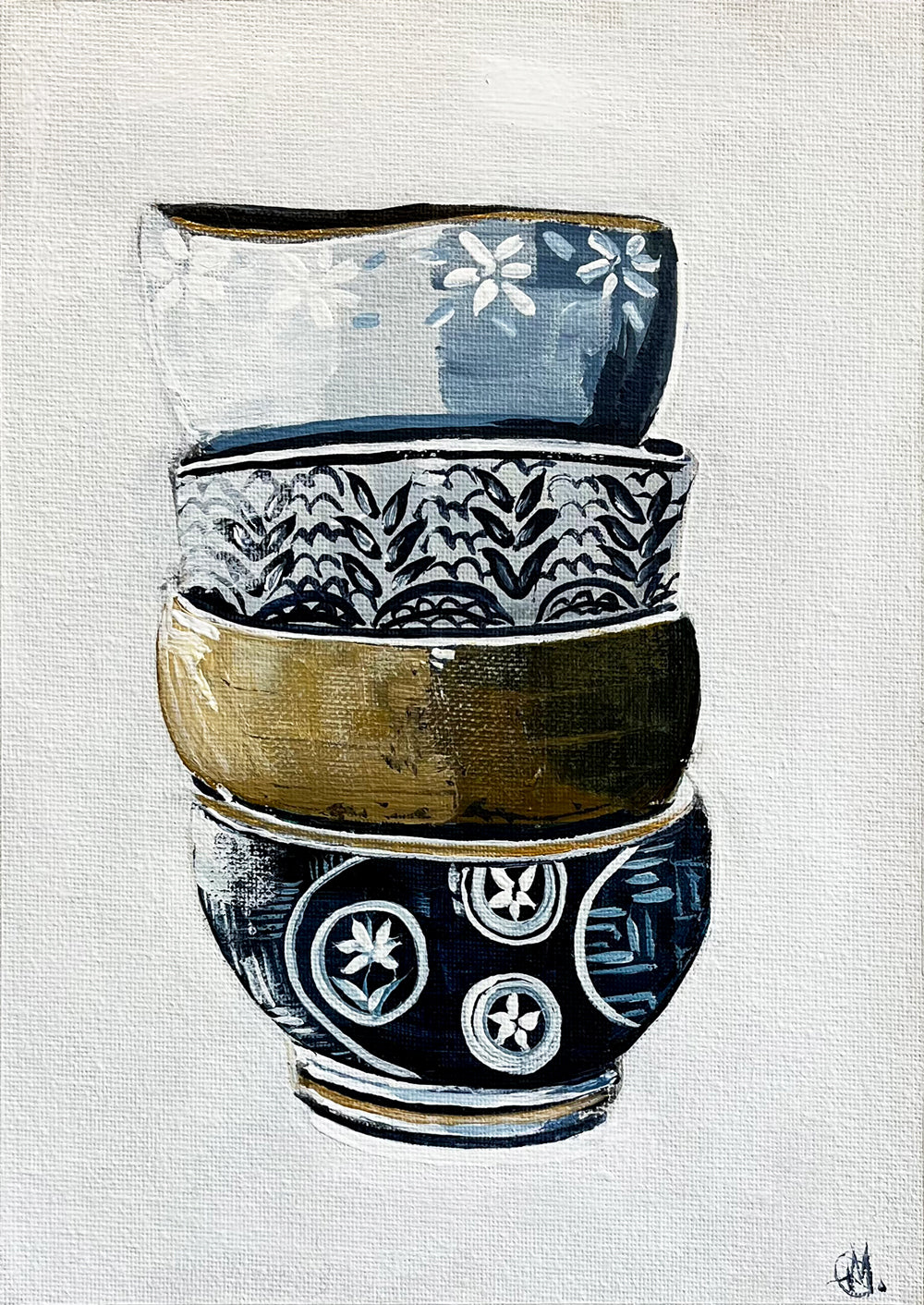 'Four More of Us' #1806 roslynmary art.