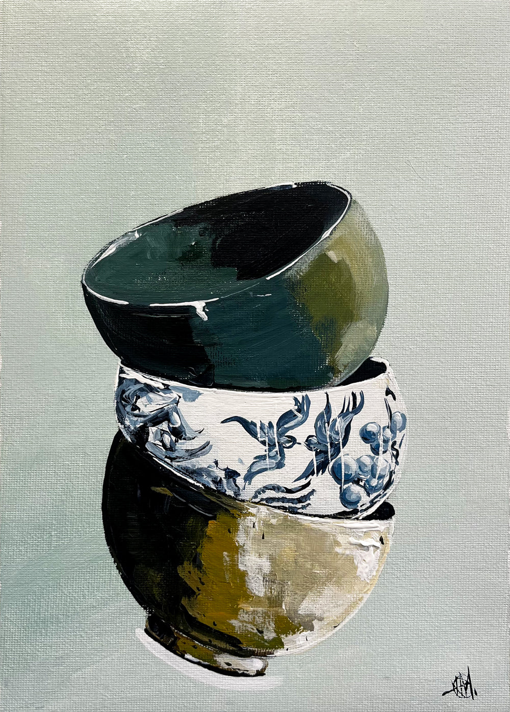 'Three More of Us' #1808 roslynmary art.