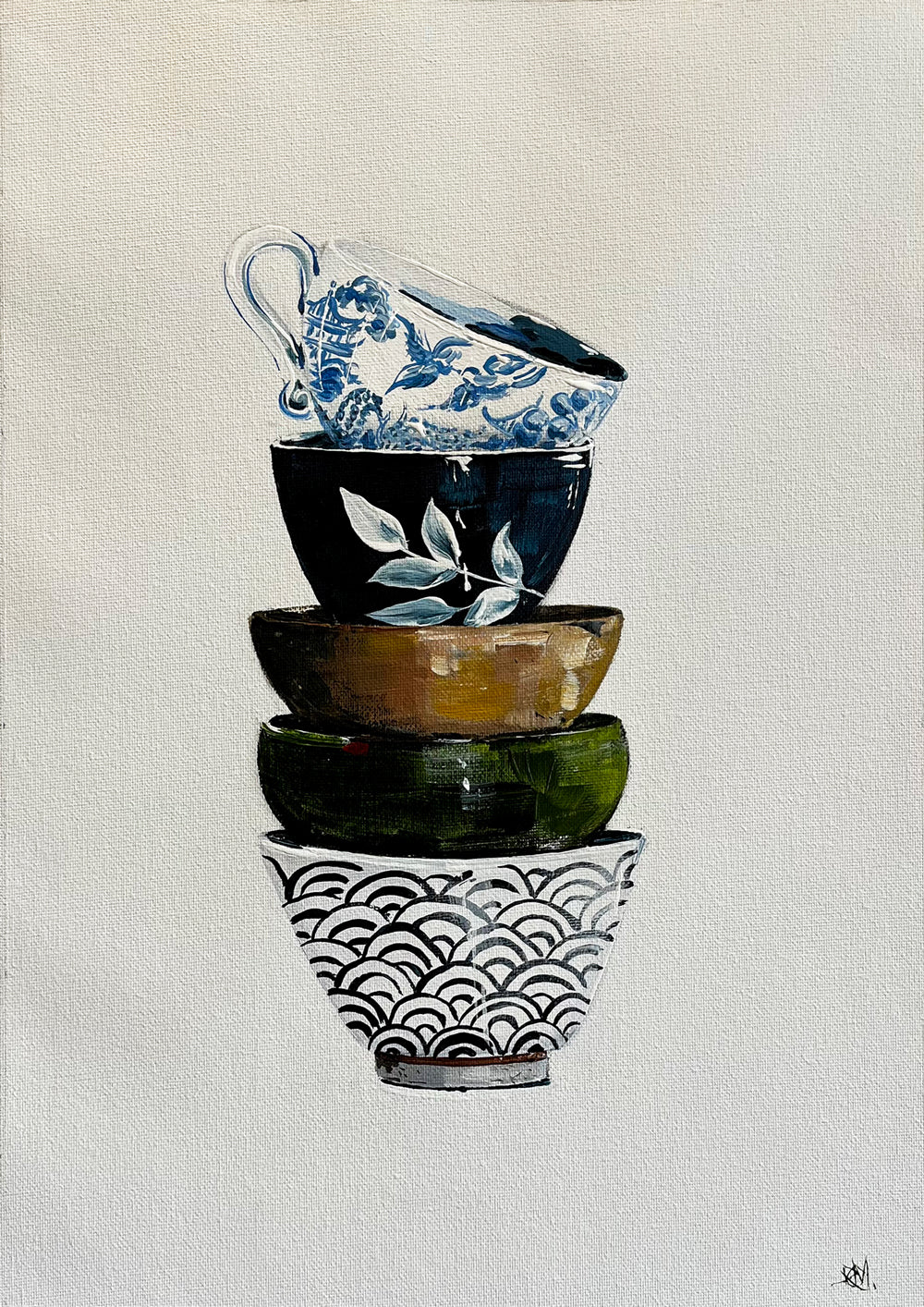 'Don't Fall' #1828 roslynmary art.