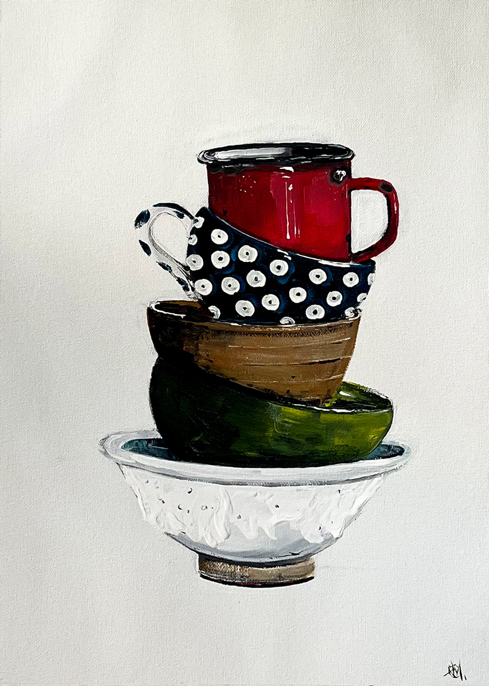 'Watch Your Step' #1829 roslynmary art.
