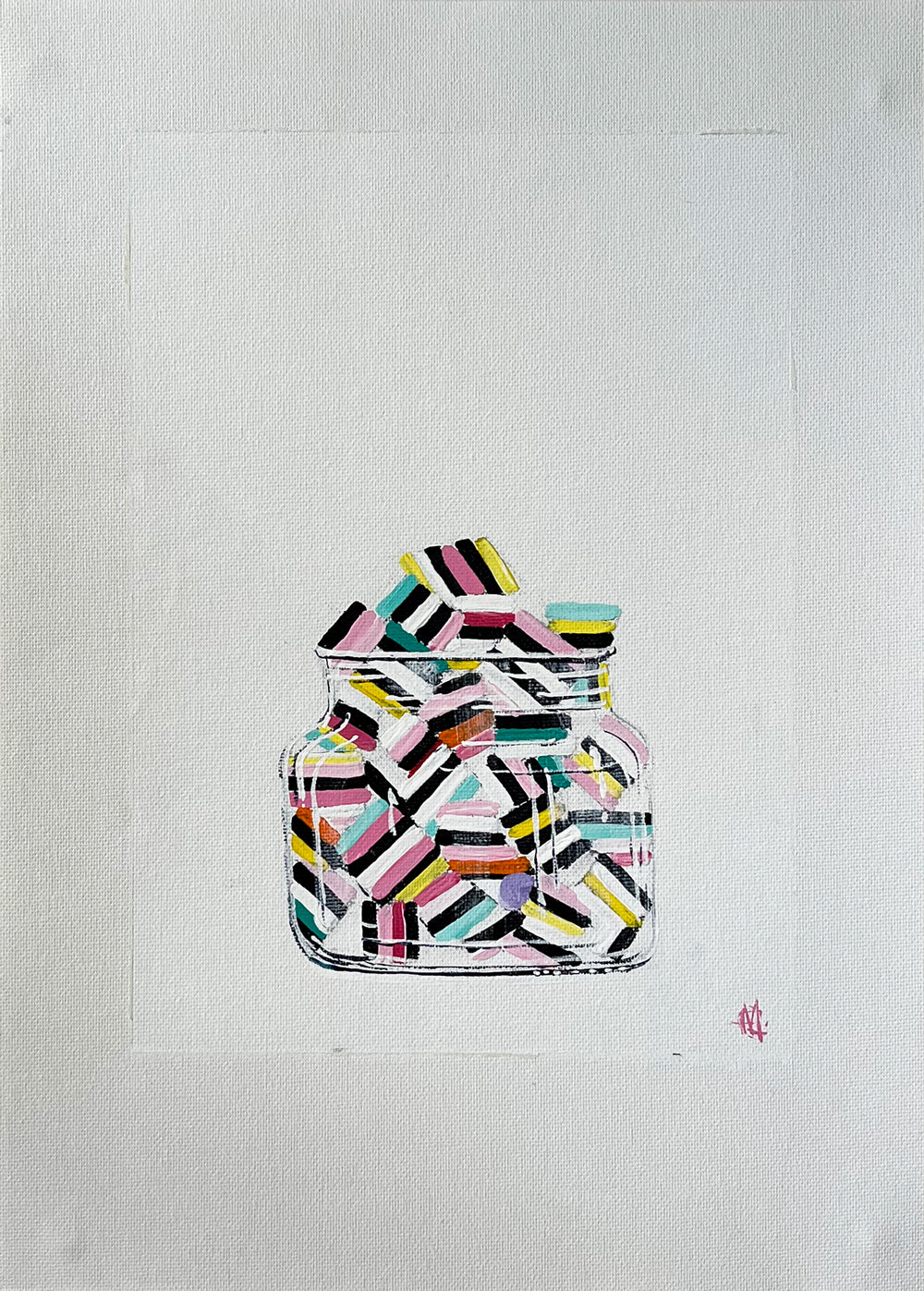 'Never Say Never' #1843b roslynmary art.