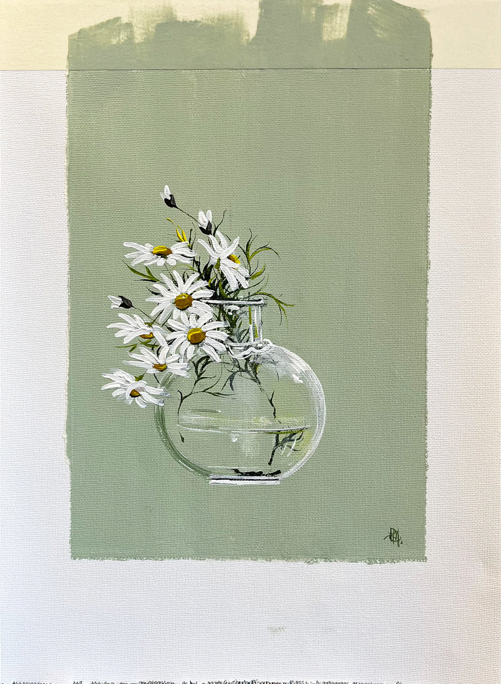 'A Daisy a Day' #1845b roslynmary art.
