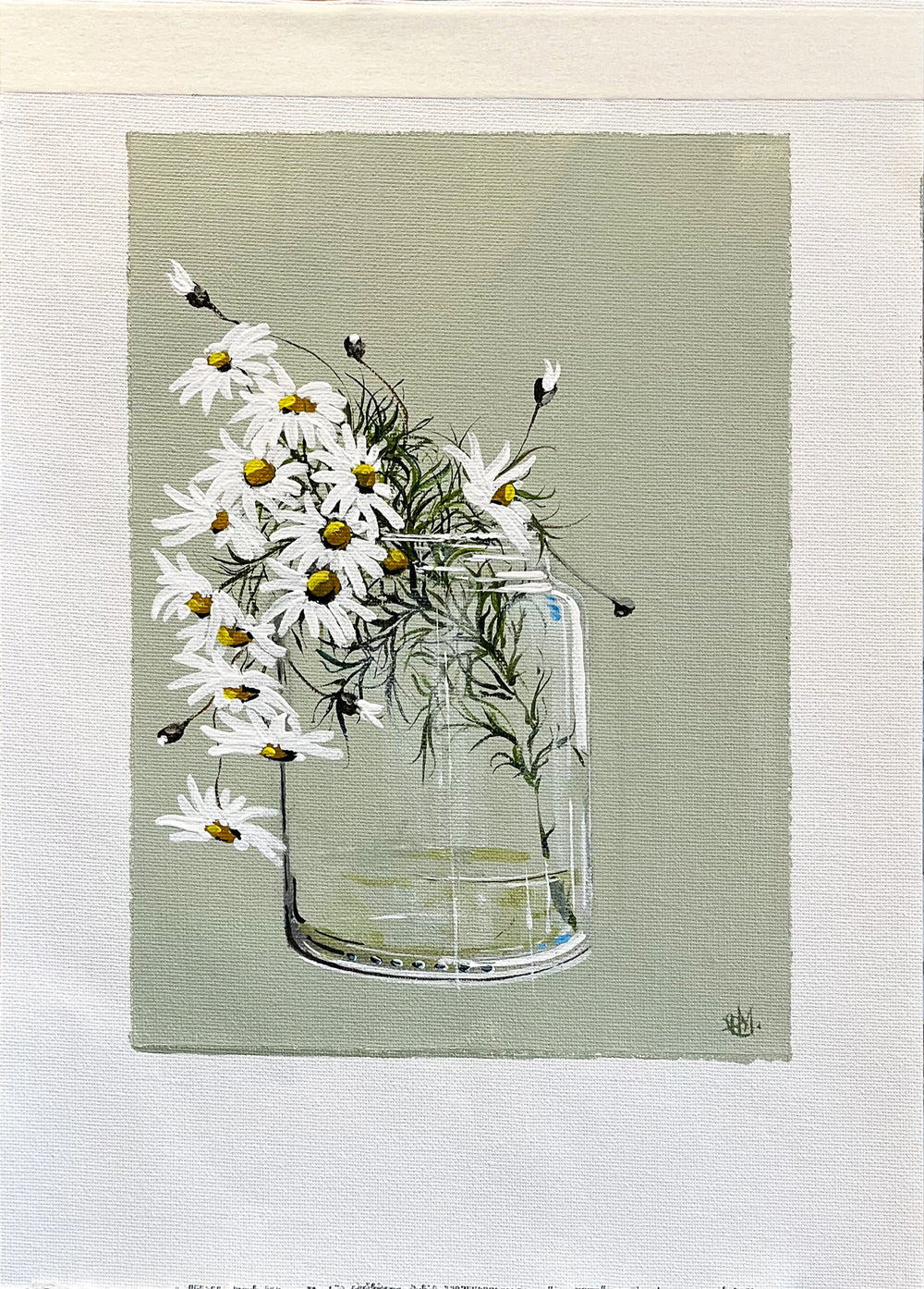 'Jam Daisy' #1846b roslynmary art.