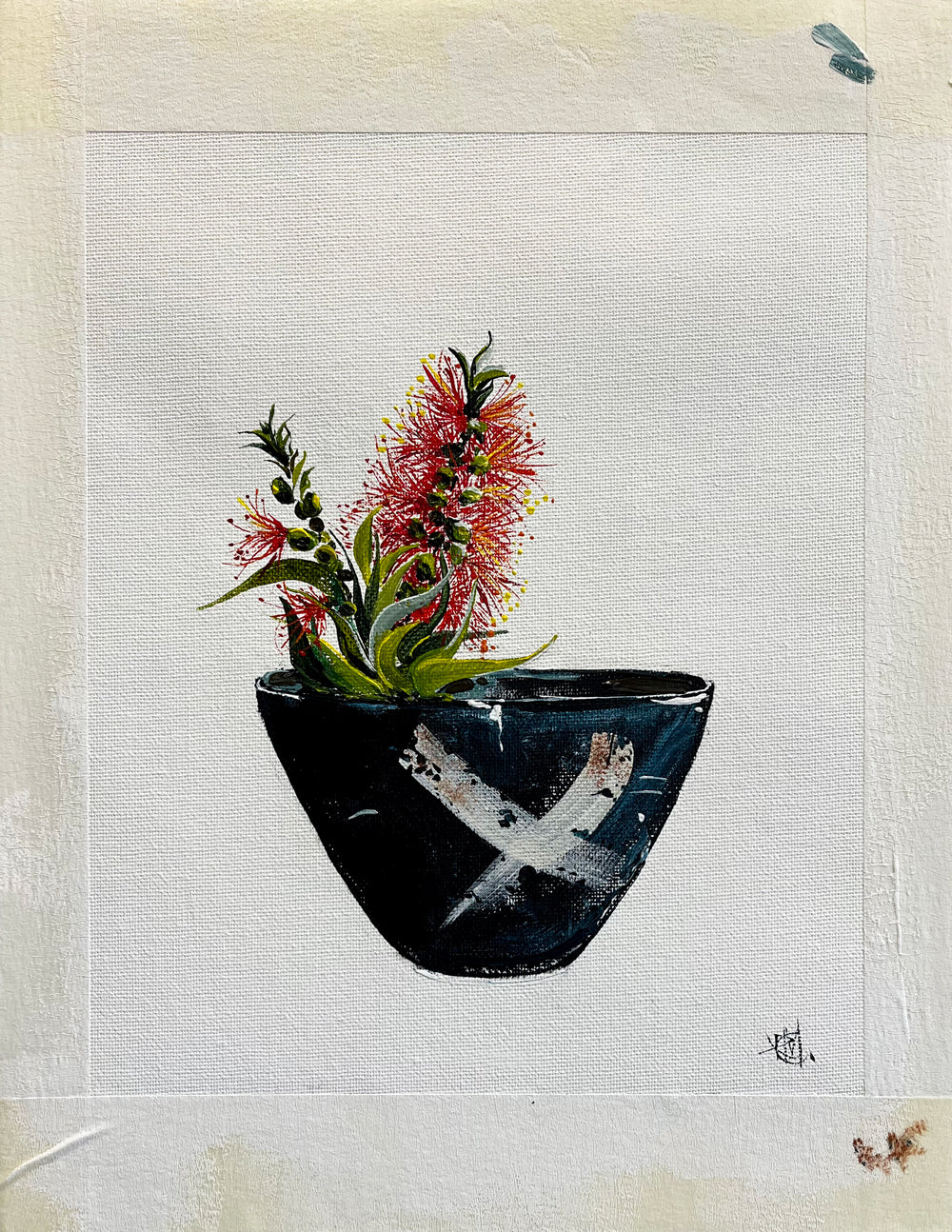 'Kissed' #1860b roslynmary art.