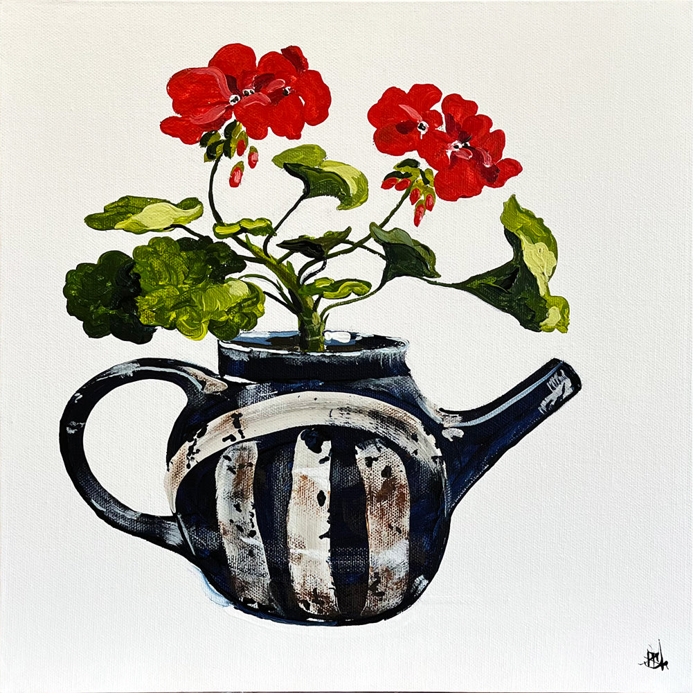 Geraniums – roslynmary art.