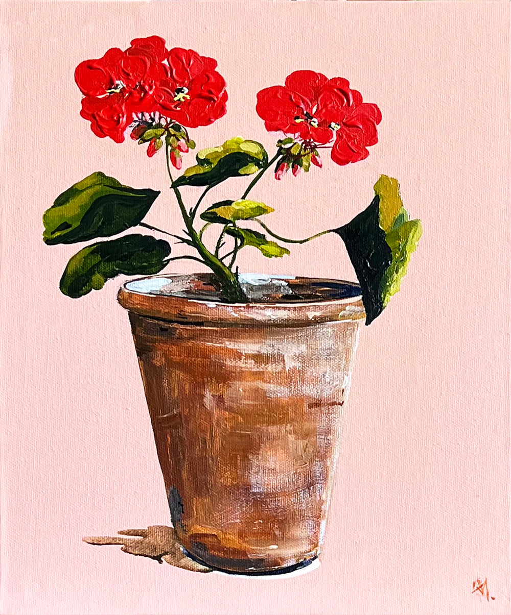 Geraniums – roslynmary art.