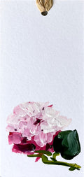 'Pink Hydrangea' Gift Tags roslynmary art.