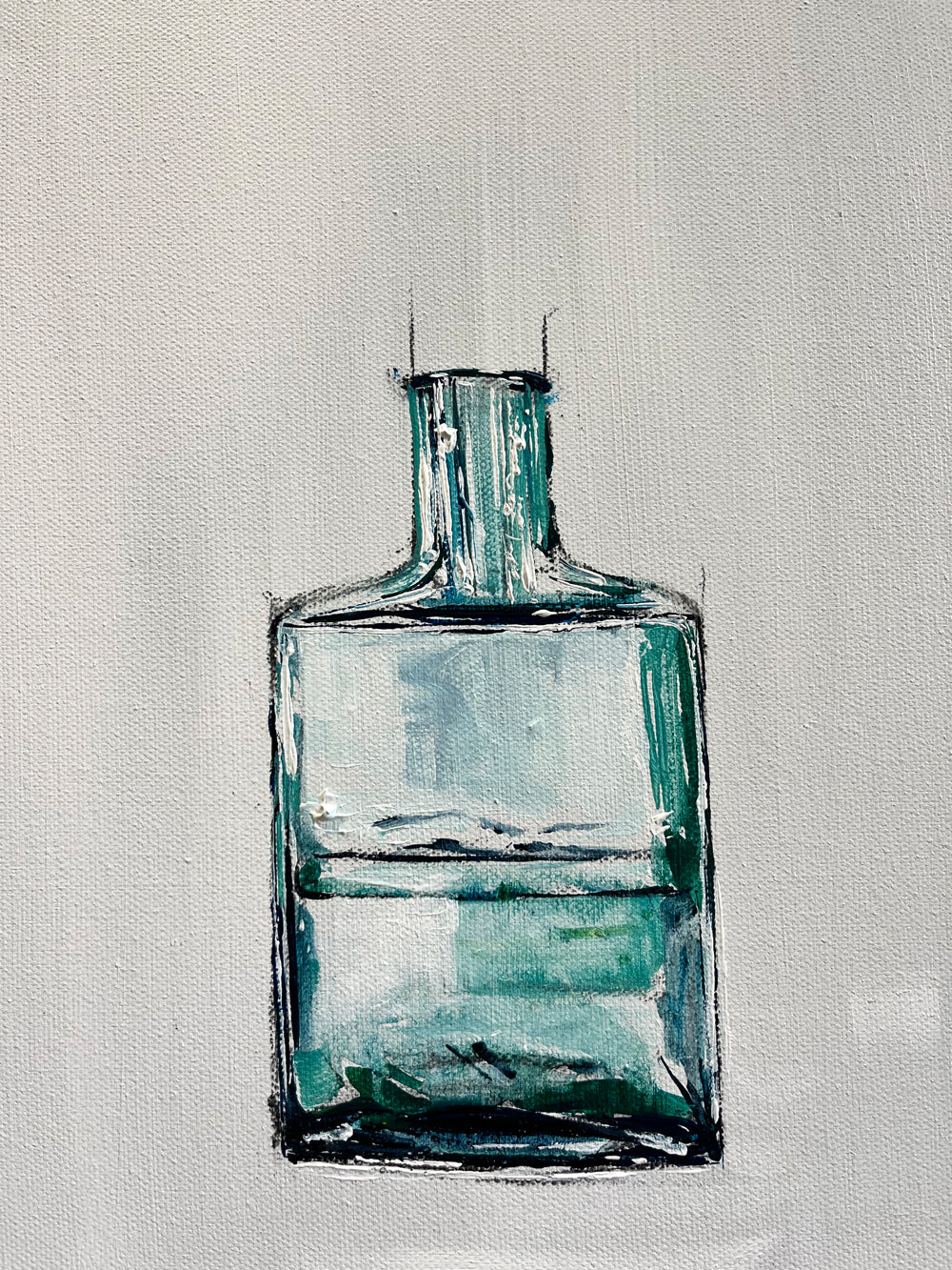 'One Green Bottle' #1003 roslynmary art.